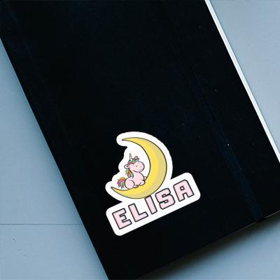 Aufkleber Einhorn Elisa Laptop Image