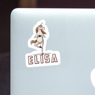 Sticker Elisa Yoga Unicorn Gift package Image