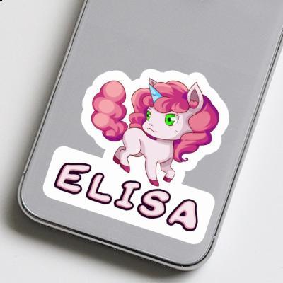 Aufkleber Einhorn Elisa Laptop Image