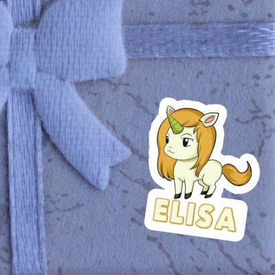 Sticker Elisa Unicorn Notebook Image