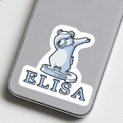 Sticker Elisa Polar Bear Notebook Image