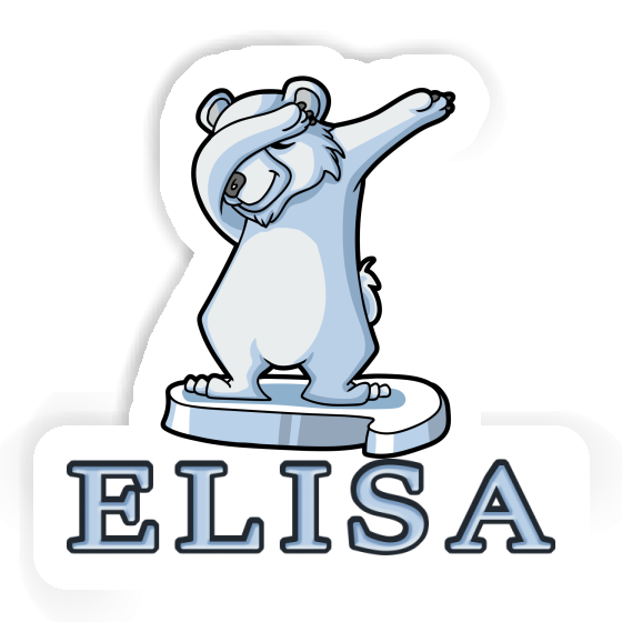 Sticker Elisa Polar Bear Laptop Image