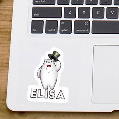 Elisa Sticker Icebear Laptop Image