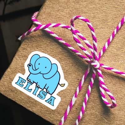 Sticker Elephant Elisa Gift package Image