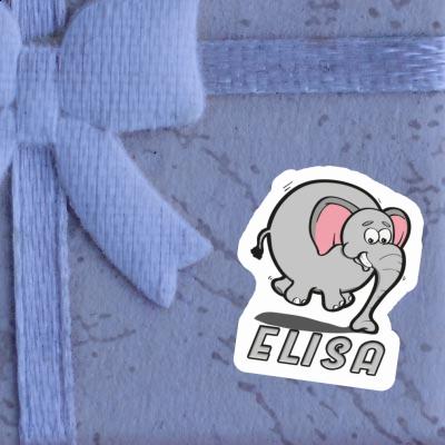 Sticker Jumping Elephant Elisa Gift package Image