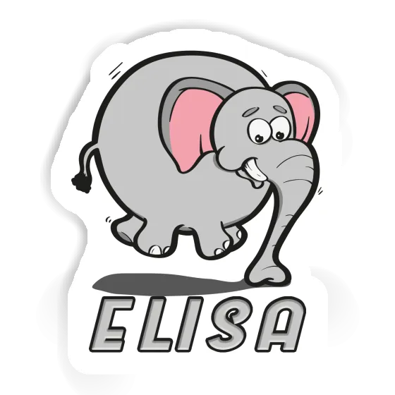 Elisa Autocollant Éléphant Laptop Image