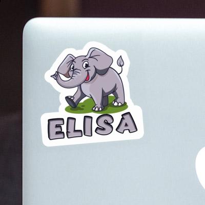 Aufkleber Elisa Elefant Laptop Image