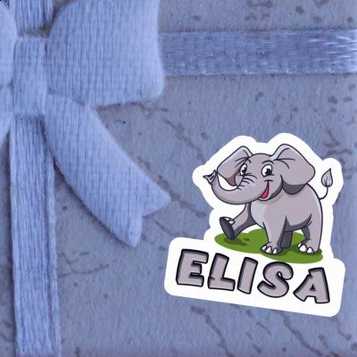 Sticker Elephant Elisa Image