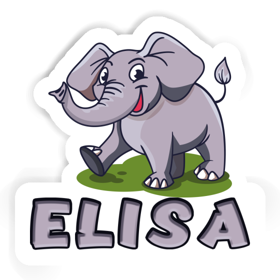 Sticker Elephant Elisa Notebook Image