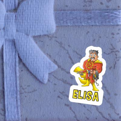 Elisa Sticker Electrician Laptop Image