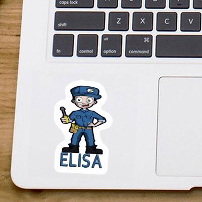 Sticker Electrician Elisa Gift package Image