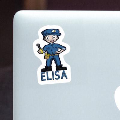 Sticker Electrician Elisa Gift package Image