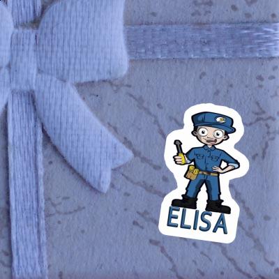 Sticker Electrician Elisa Gift package Image