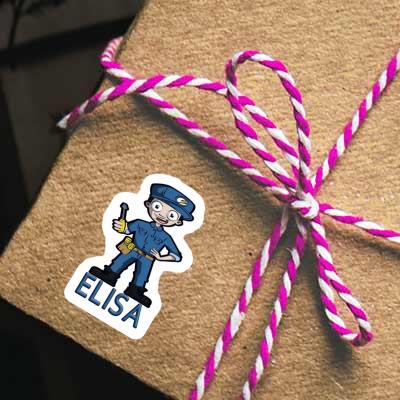 Sticker Electrician Elisa Notebook Image