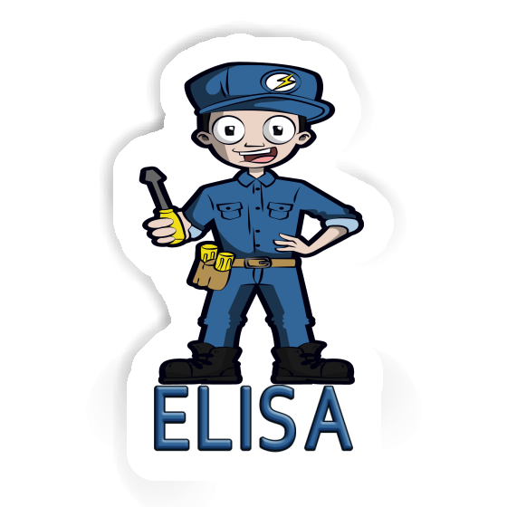 Sticker Electrician Elisa Gift package Image