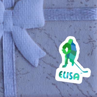 Eishockeyspieler Aufkleber Elisa Laptop Image