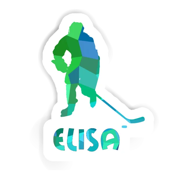 Eishockeyspieler Aufkleber Elisa Laptop Image