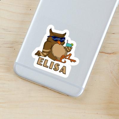 Elisa Sticker Owl Image