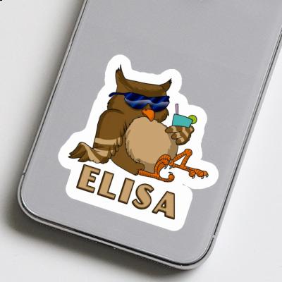 Elisa Sticker Owl Image