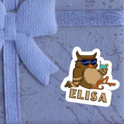 Elisa Sticker Owl Laptop Image