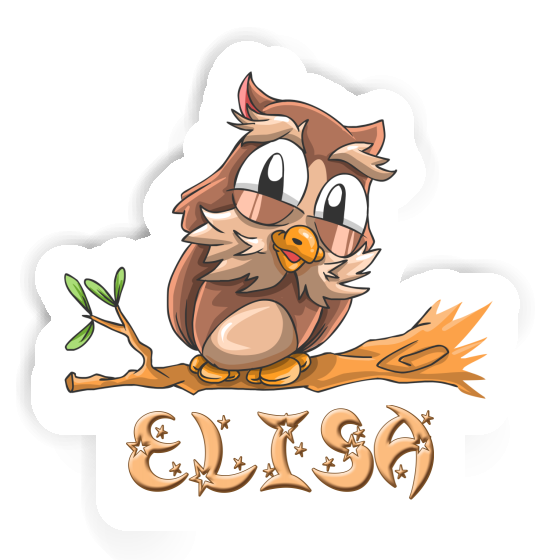 Autocollant Elisa Hibou Image