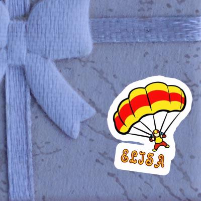 Sticker Skydiver Elisa Notebook Image