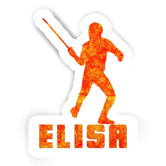 Fencer Sticker Elisa Image