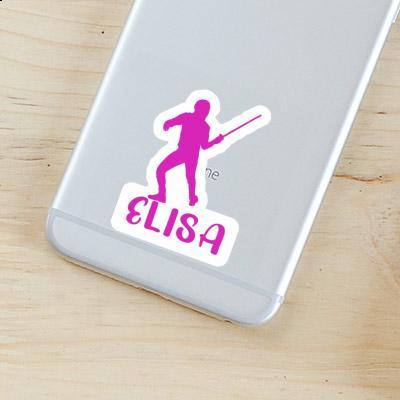 Fencer Sticker Elisa Laptop Image