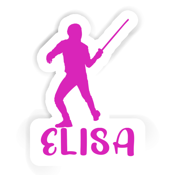 Fencer Sticker Elisa Image