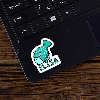 Sticker Fish Elisa Laptop Image