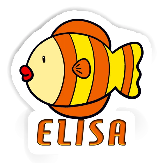 Sticker Elisa Fish Notebook Image