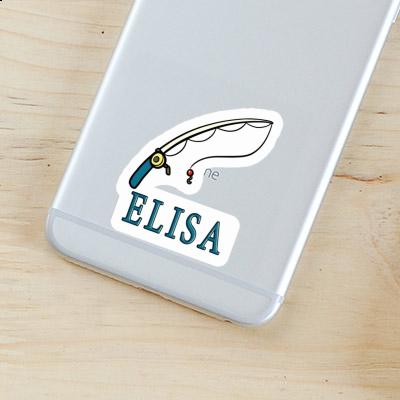 Fishing Rod Sticker Elisa Image