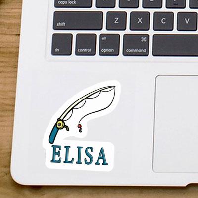 Fishing Rod Sticker Elisa Notebook Image