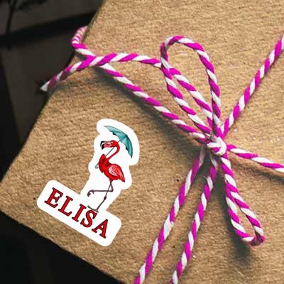 Sticker Flamingo Elisa Image