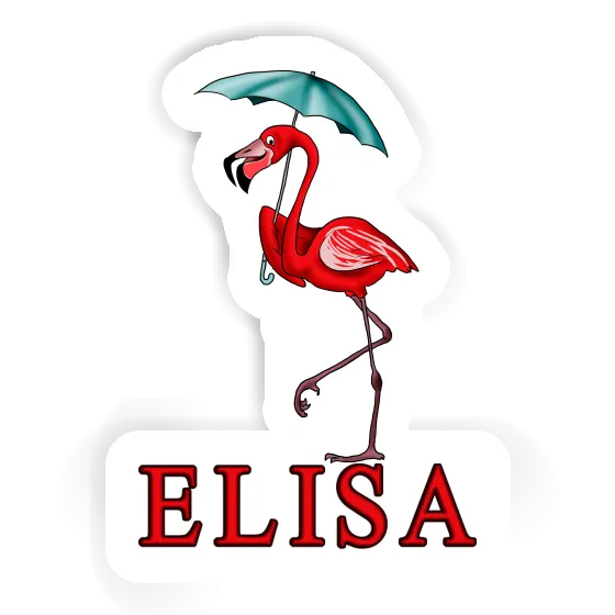 Sticker Flamingo Elisa Image