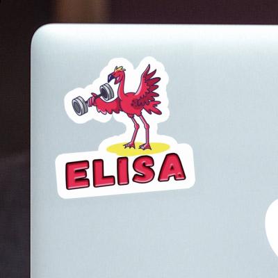 Elisa Sticker Flamengo Laptop Image