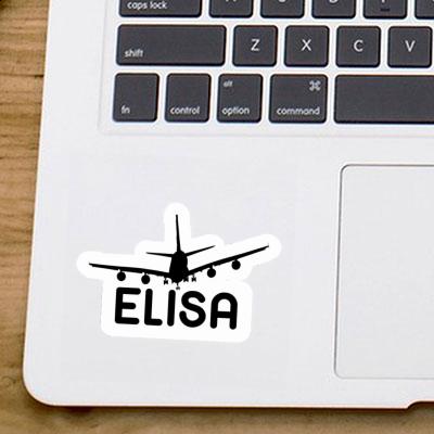 Autocollant Avion Elisa Laptop Image