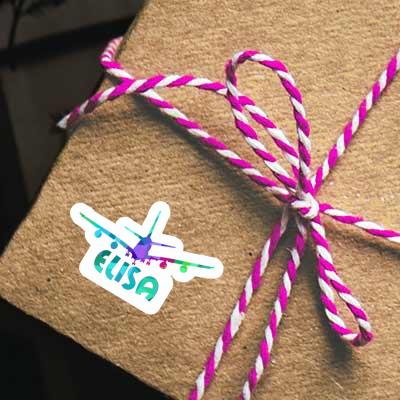 Aufkleber Elisa Flugzeug Gift package Image