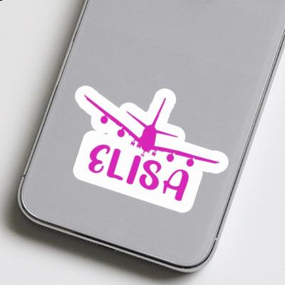 Elisa Sticker Airplane Notebook Image