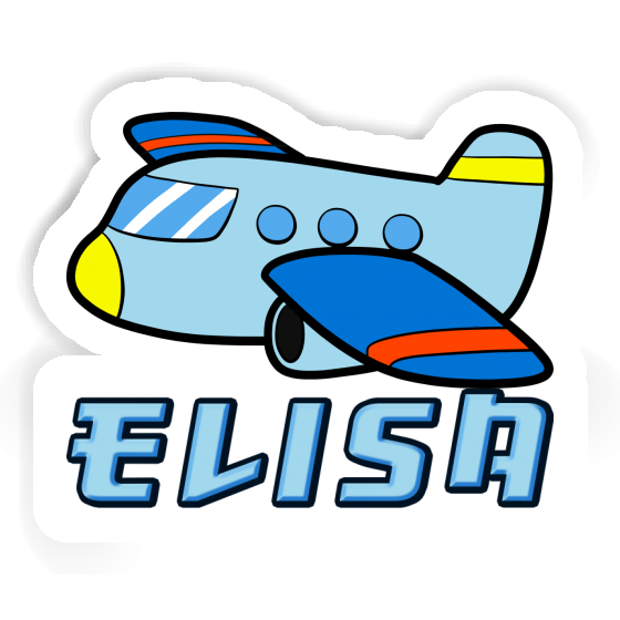 Aufkleber Flugzeug Elisa Image