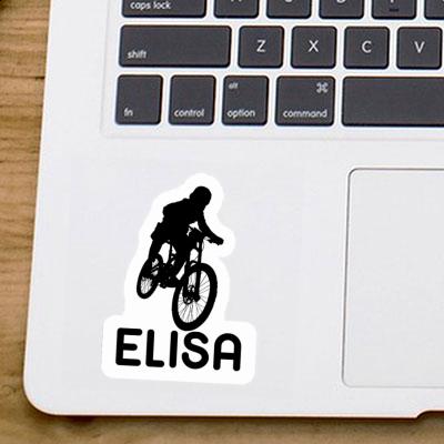 Sticker Freeride Biker Elisa Laptop Image