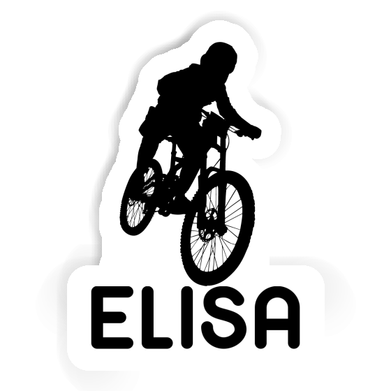 Sticker Freeride Biker Elisa Notebook Image