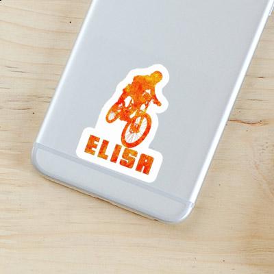 Sticker Freeride Biker Elisa Notebook Image