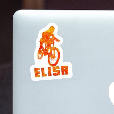 Elisa Sticker Freeride Biker Notebook Image