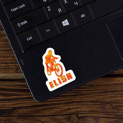 Sticker Freeride Biker Elisa Notebook Image