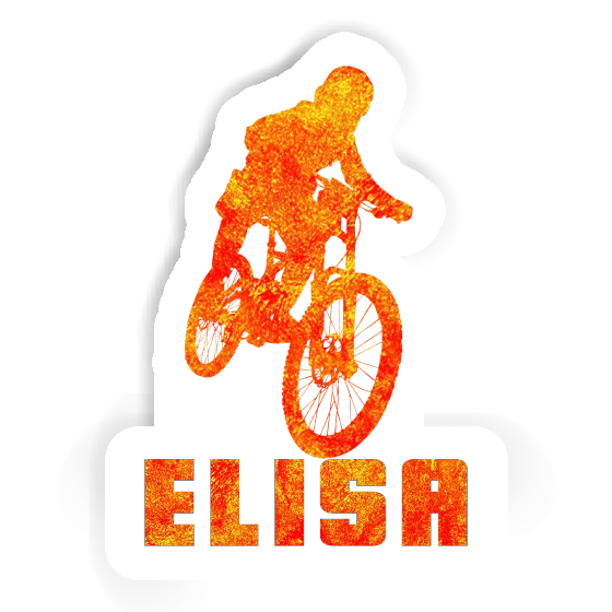 Autocollant Freeride Biker Elisa Laptop Image