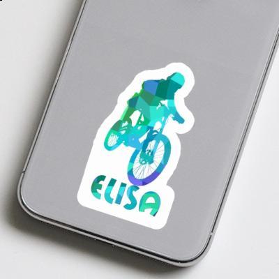 Freeride Biker Autocollant Elisa Laptop Image