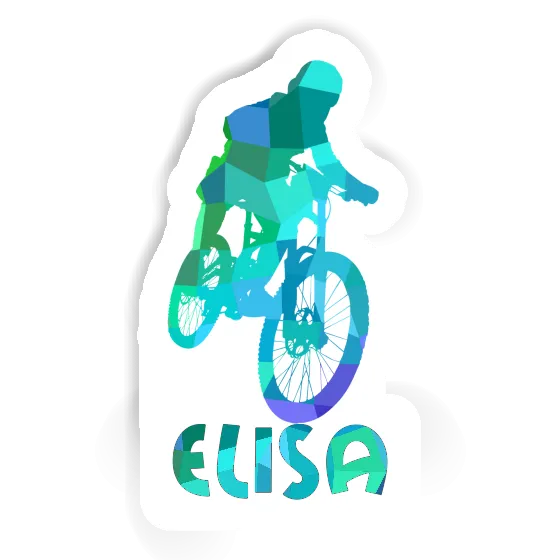 Sticker Freeride Biker Elisa Laptop Image