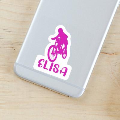 Sticker Elisa Freeride Biker Laptop Image