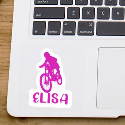 Aufkleber Elisa Freeride Biker Laptop Image